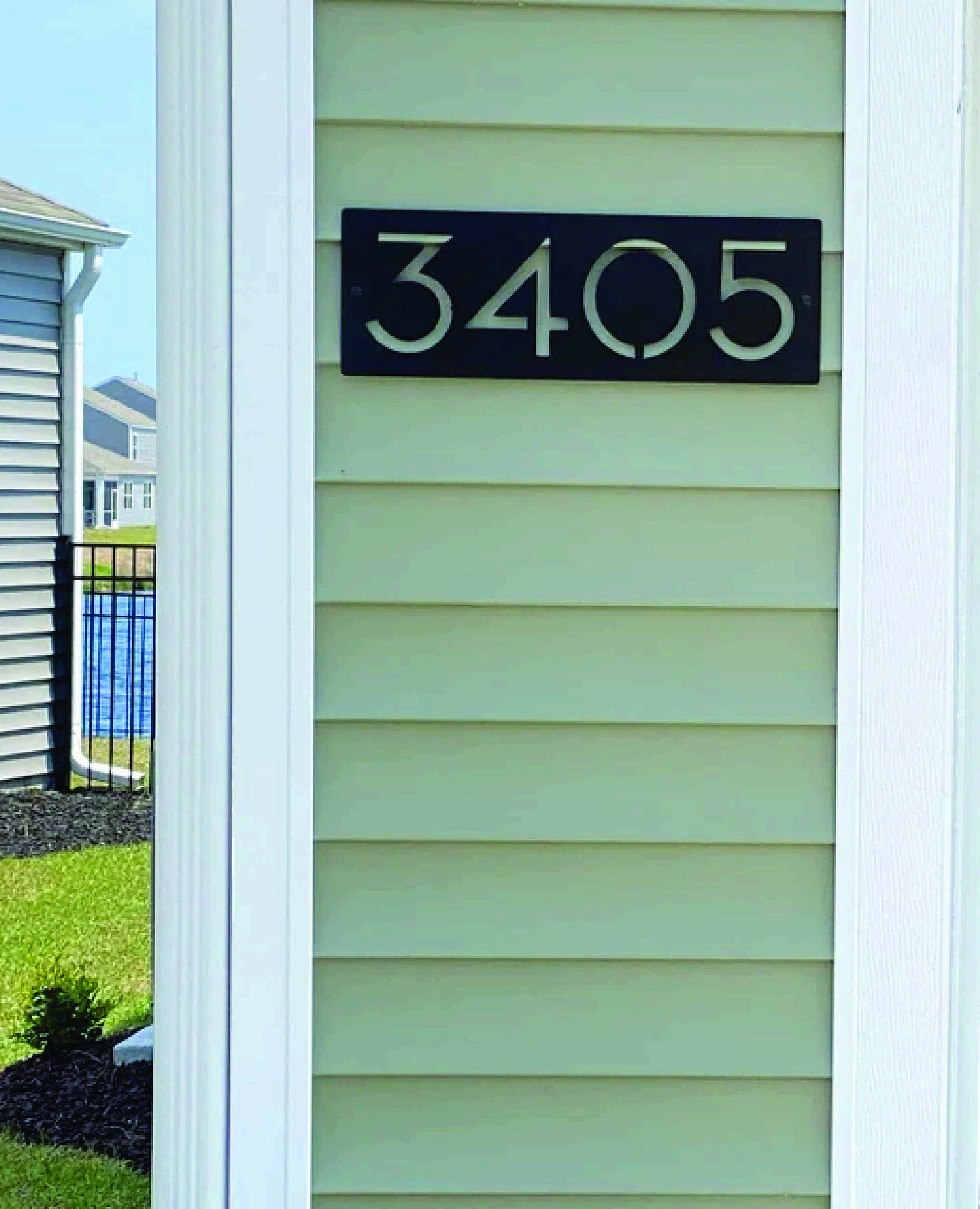 House Numbers | Modern Dwell | Fall Decor | Spring Decor