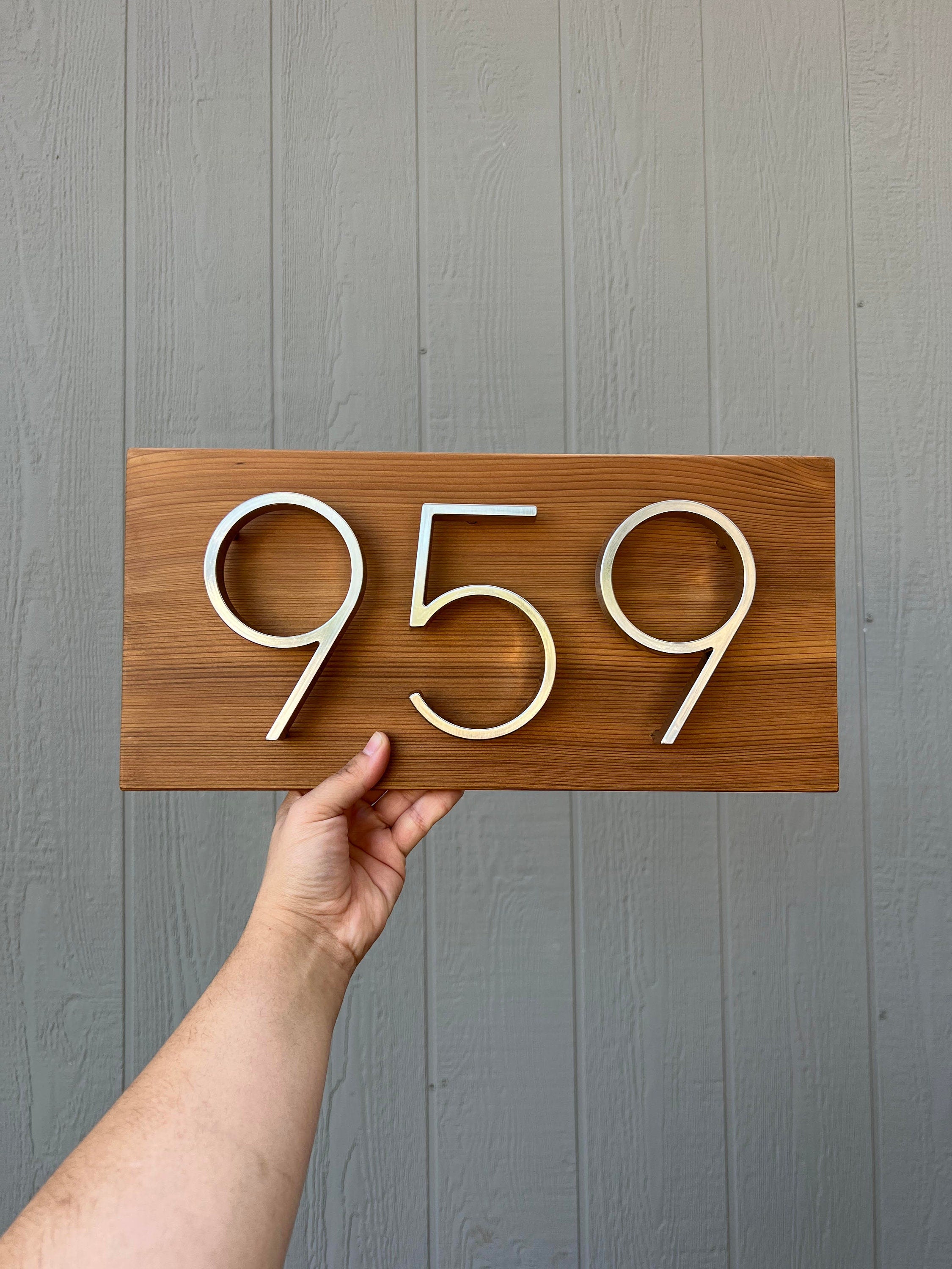 Address Sign For House, Horizontal Address Plaque