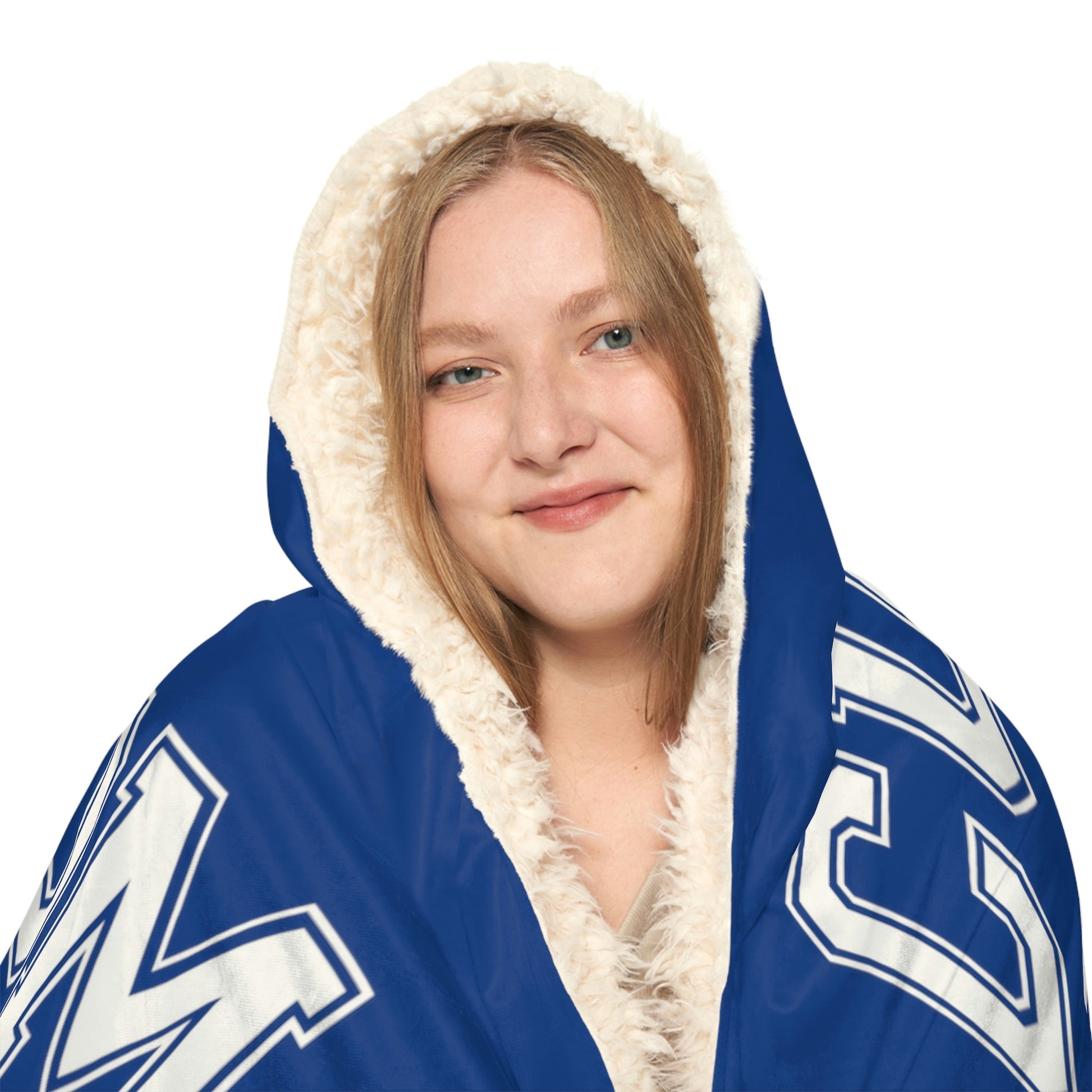 Football Jersey Hooded Blanket,School Sports team Blanket