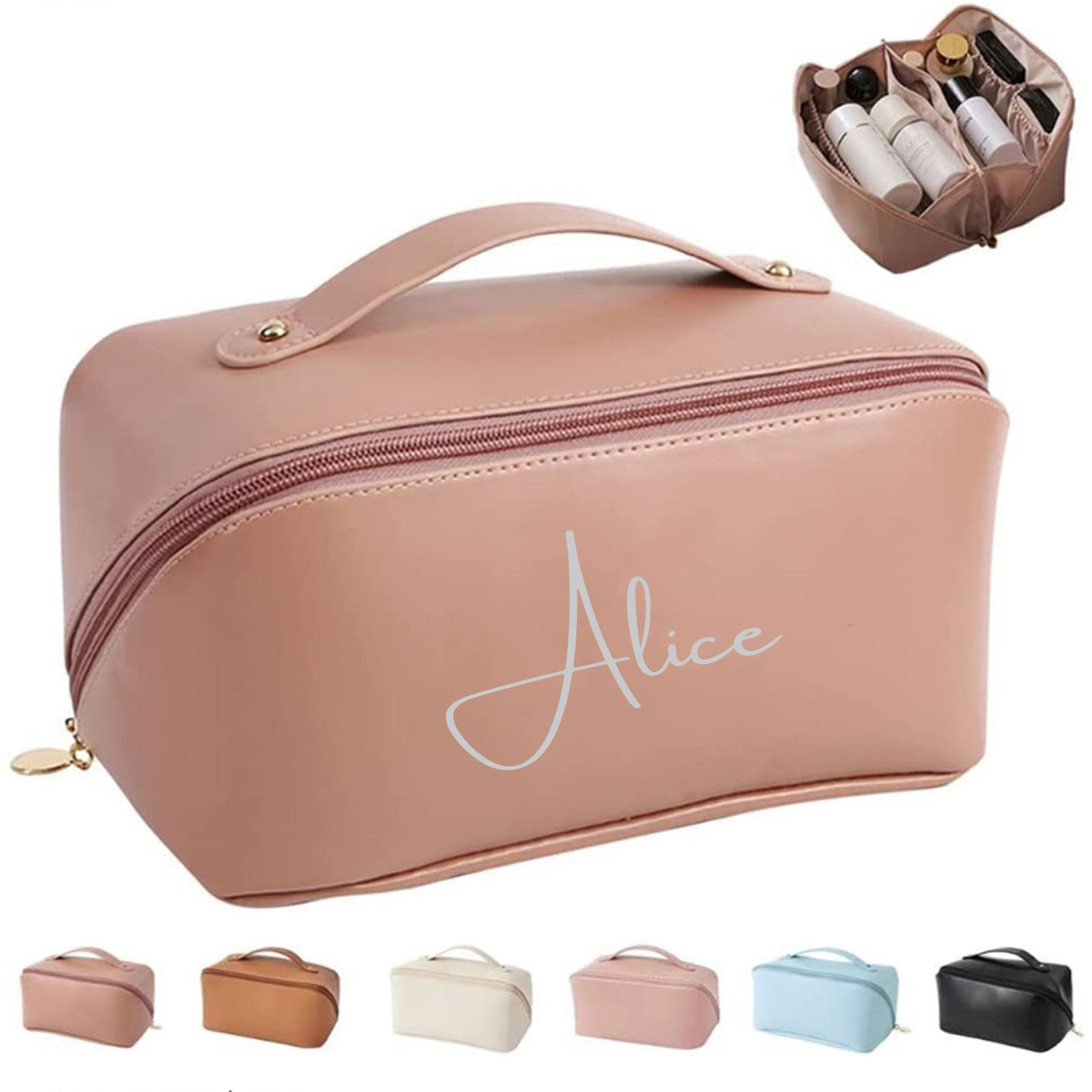 Personalised Cosmetic Bag Makeup Bag with Name