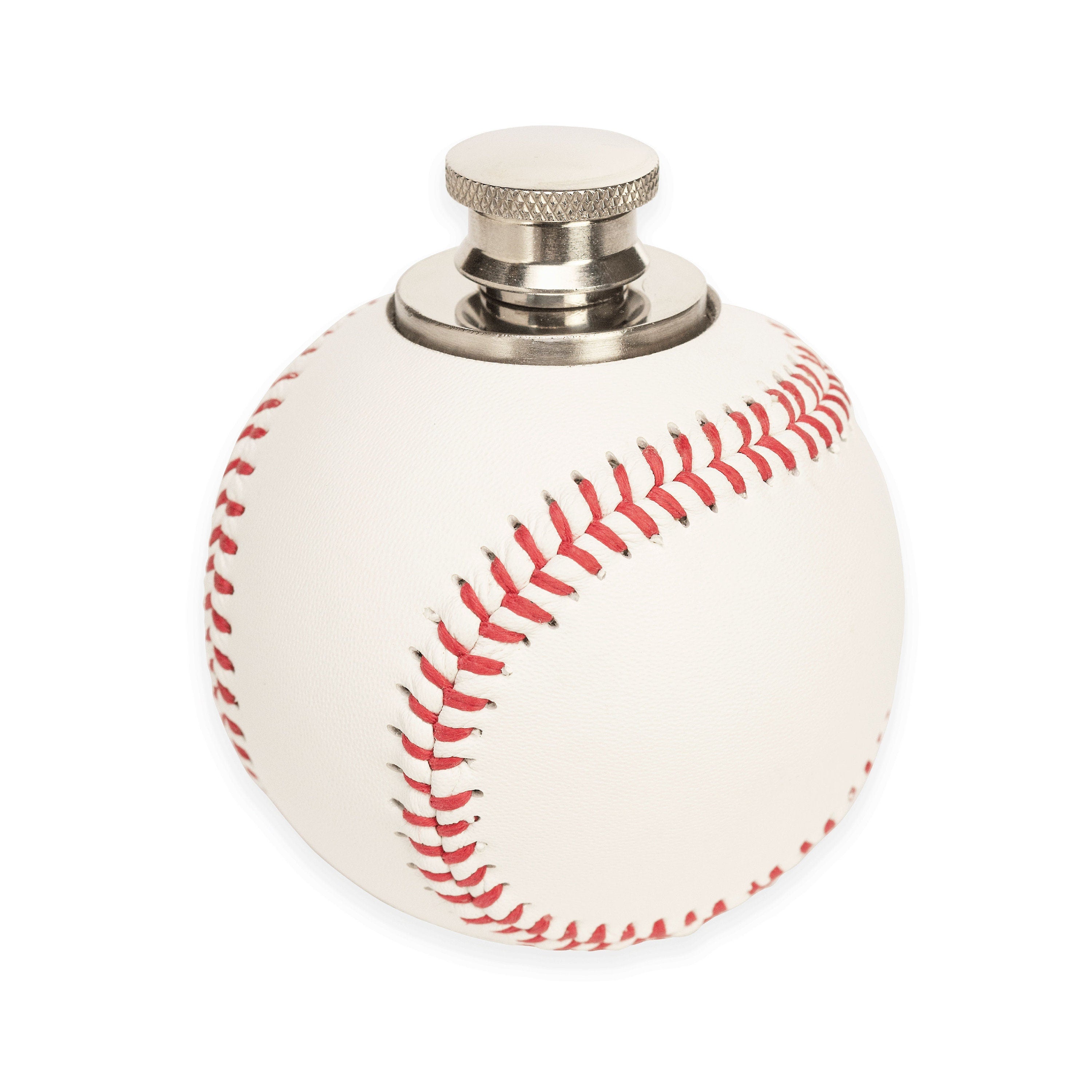 Baseball Flask made with REAL Baseball, Baseball Gift For Dad, Baseball Coach Gift