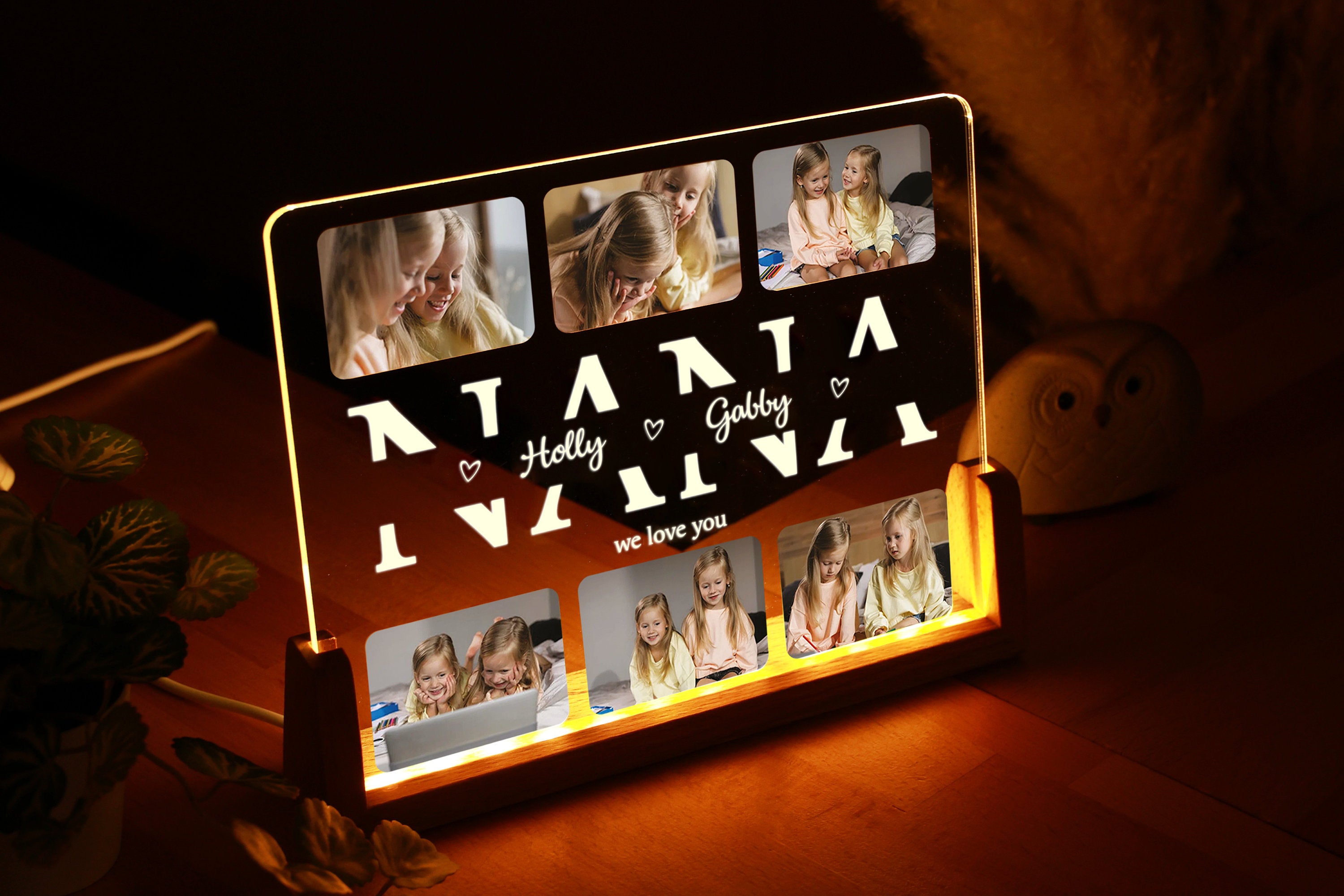 Personalized Photo Night Light - Mother Gifts