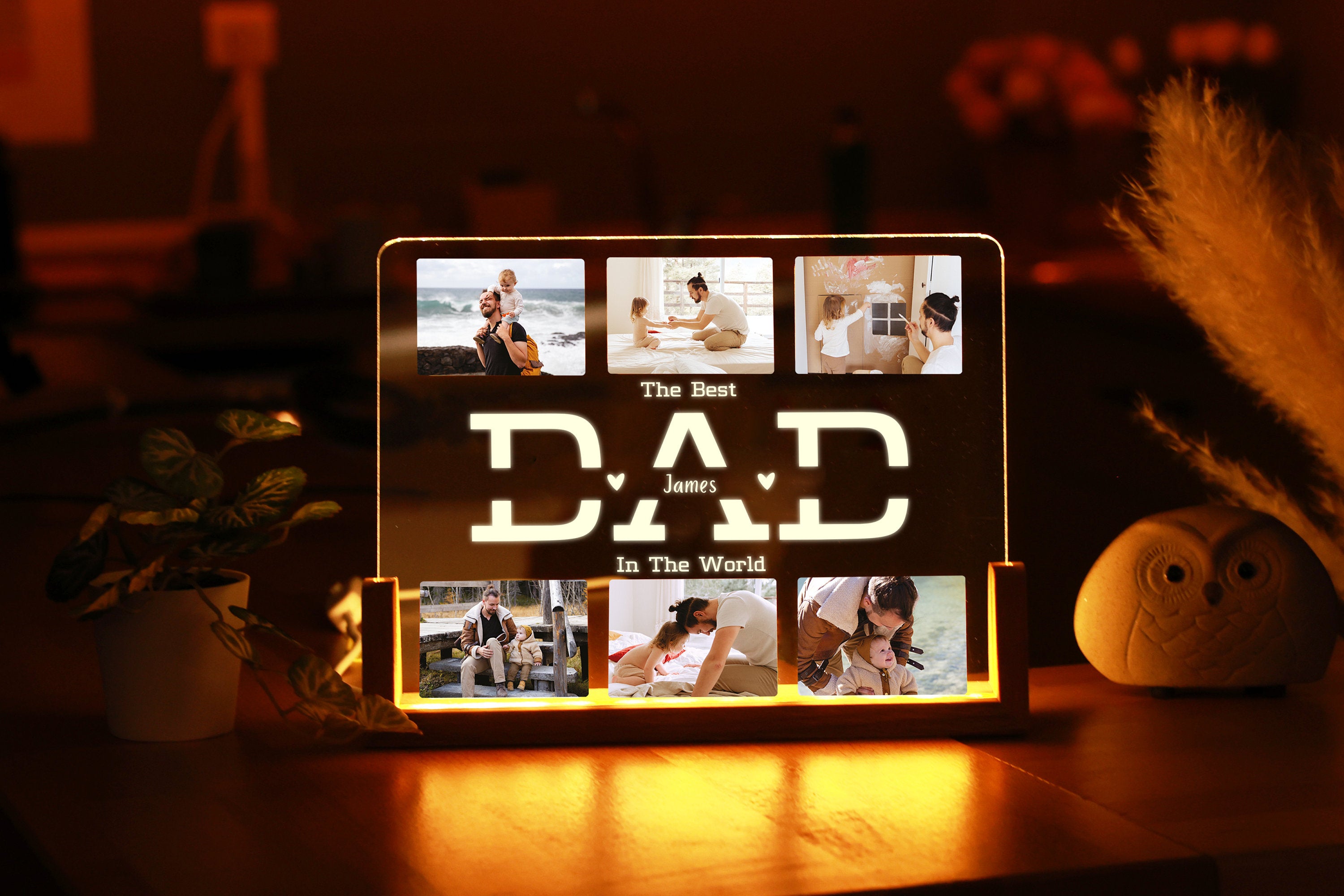 Personalized Photo Night Light - Mother Gifts