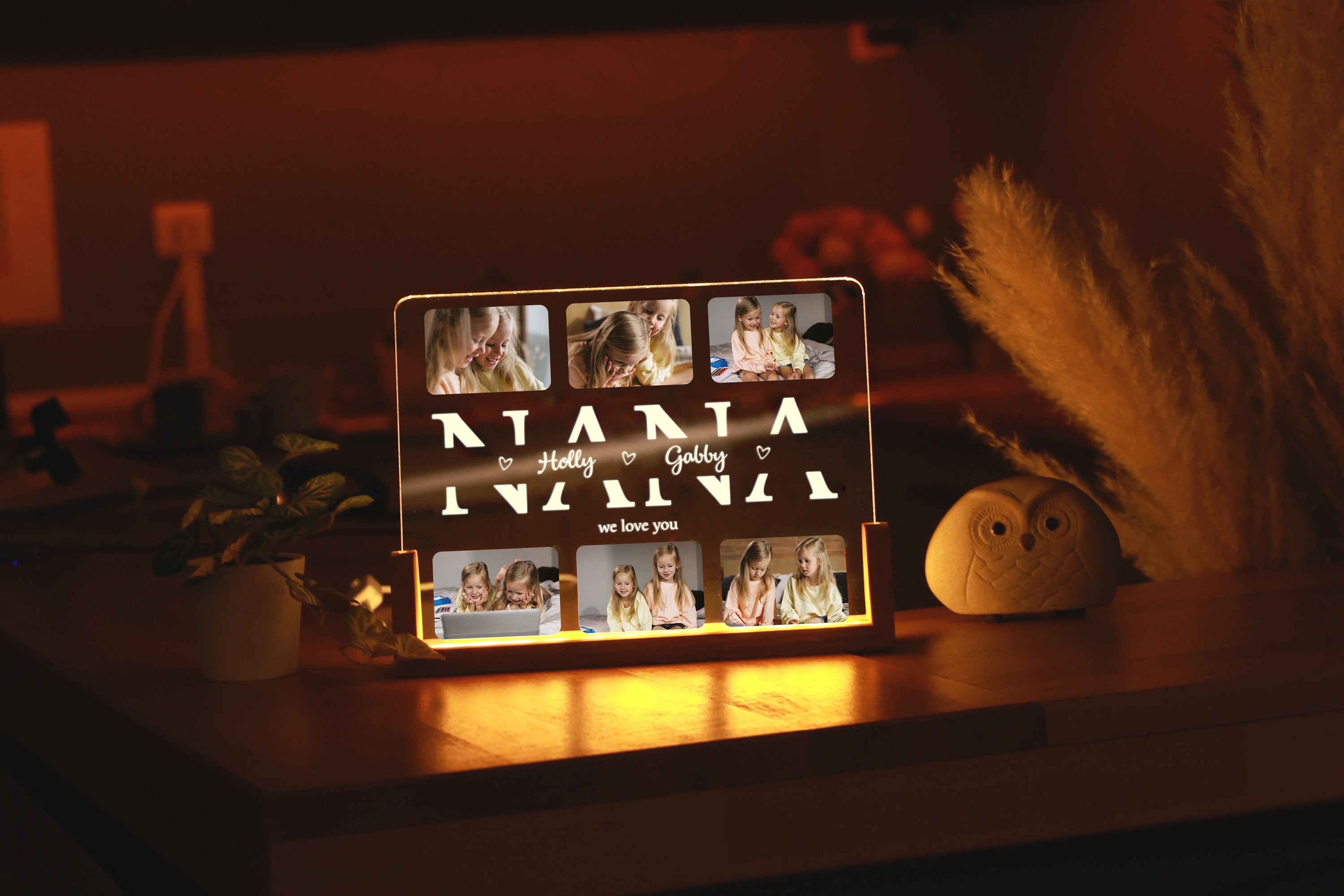 Personalized Photo Night Light - Mother Gifts