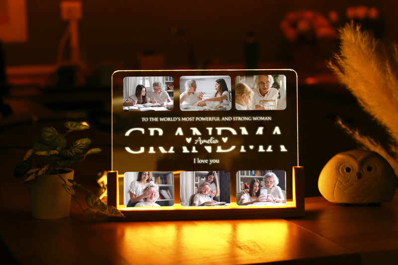 Personalized Photo Night Light - Mother Gifts