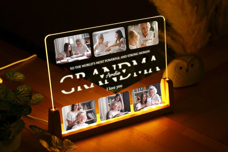 Personalized Photo Night Light - Mother Gifts
