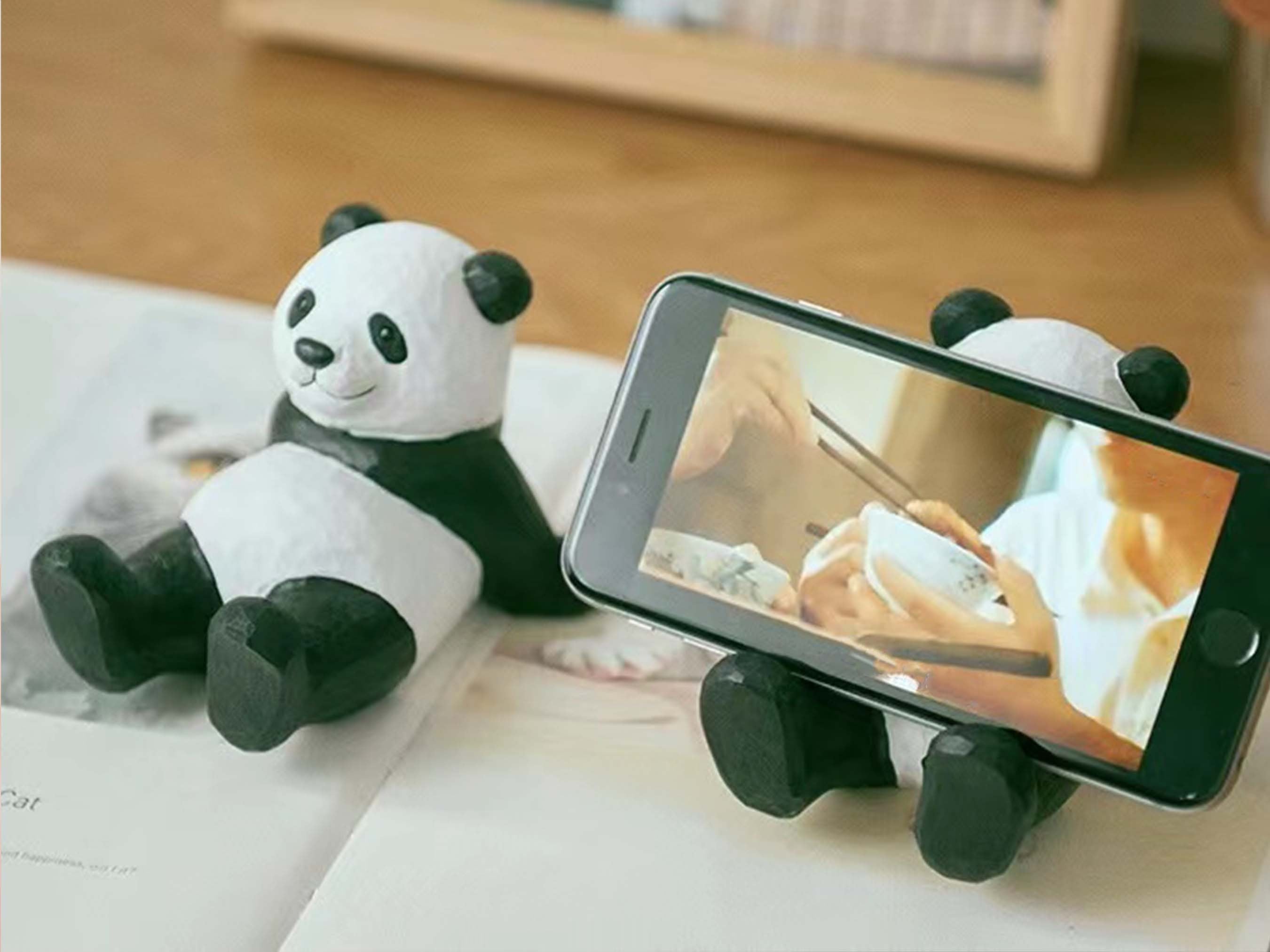 Cute Panda Phone Stands, Ipad/Iphone / Glasses Holder Table Decor, Phone Dock