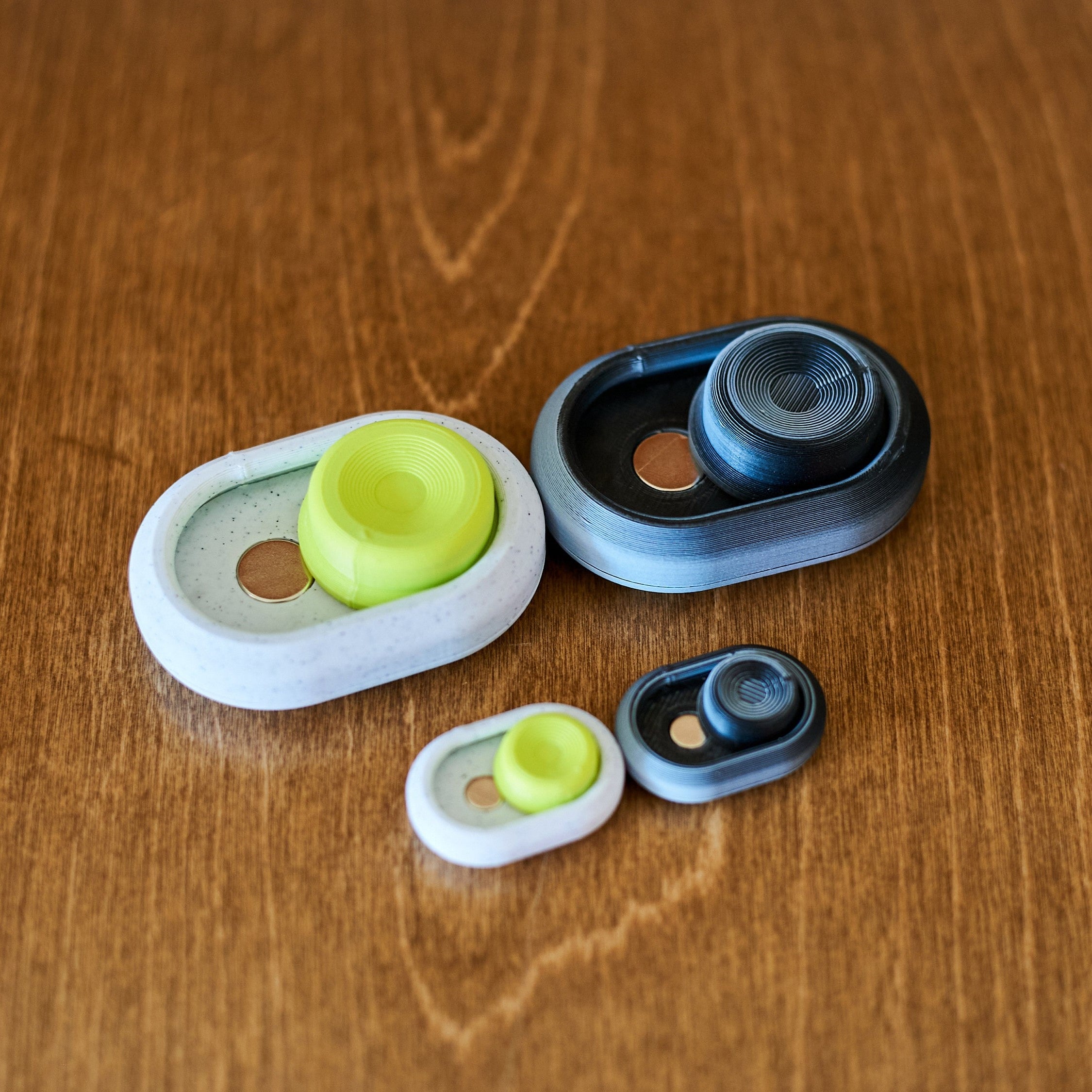 Magnetic Haptic Slider Fidget Customizable Multicolor