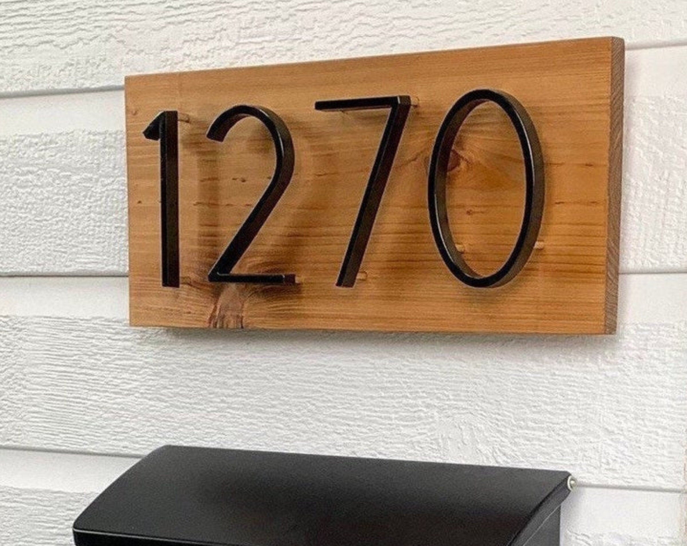 Address Sign For House, Horizontal Address Plaque