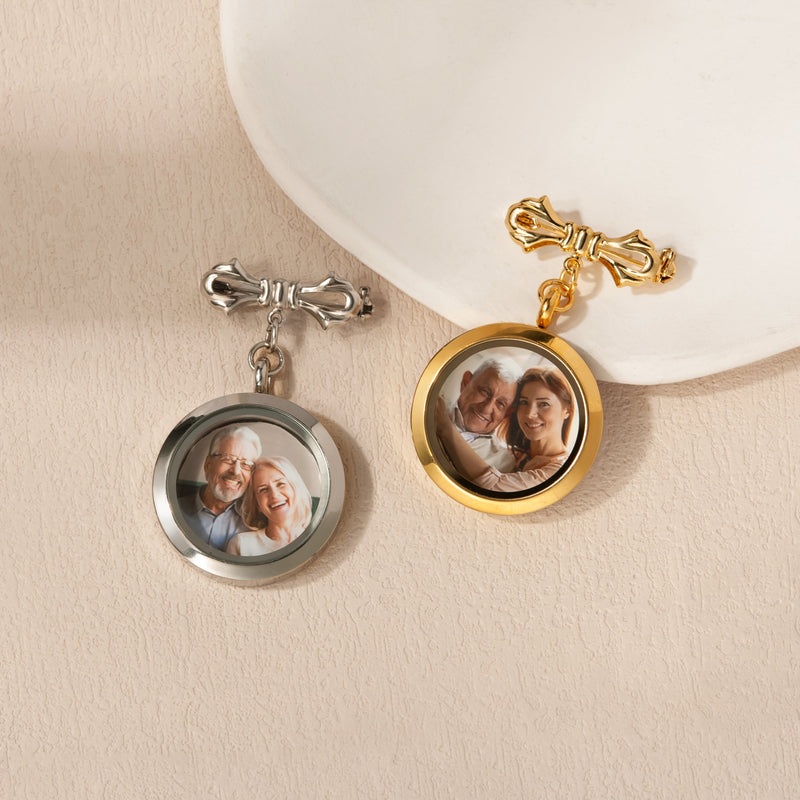 Custom Memorial Graduation Photo Pin - Grad Gown Memorial Pin - Keep Your Loved One's Memory Close - Graduation Gift for Him and Her