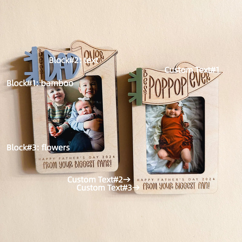Refridgerator Photo Magnet, Gifts For Him, Dad, Perfect Father's Day Gift