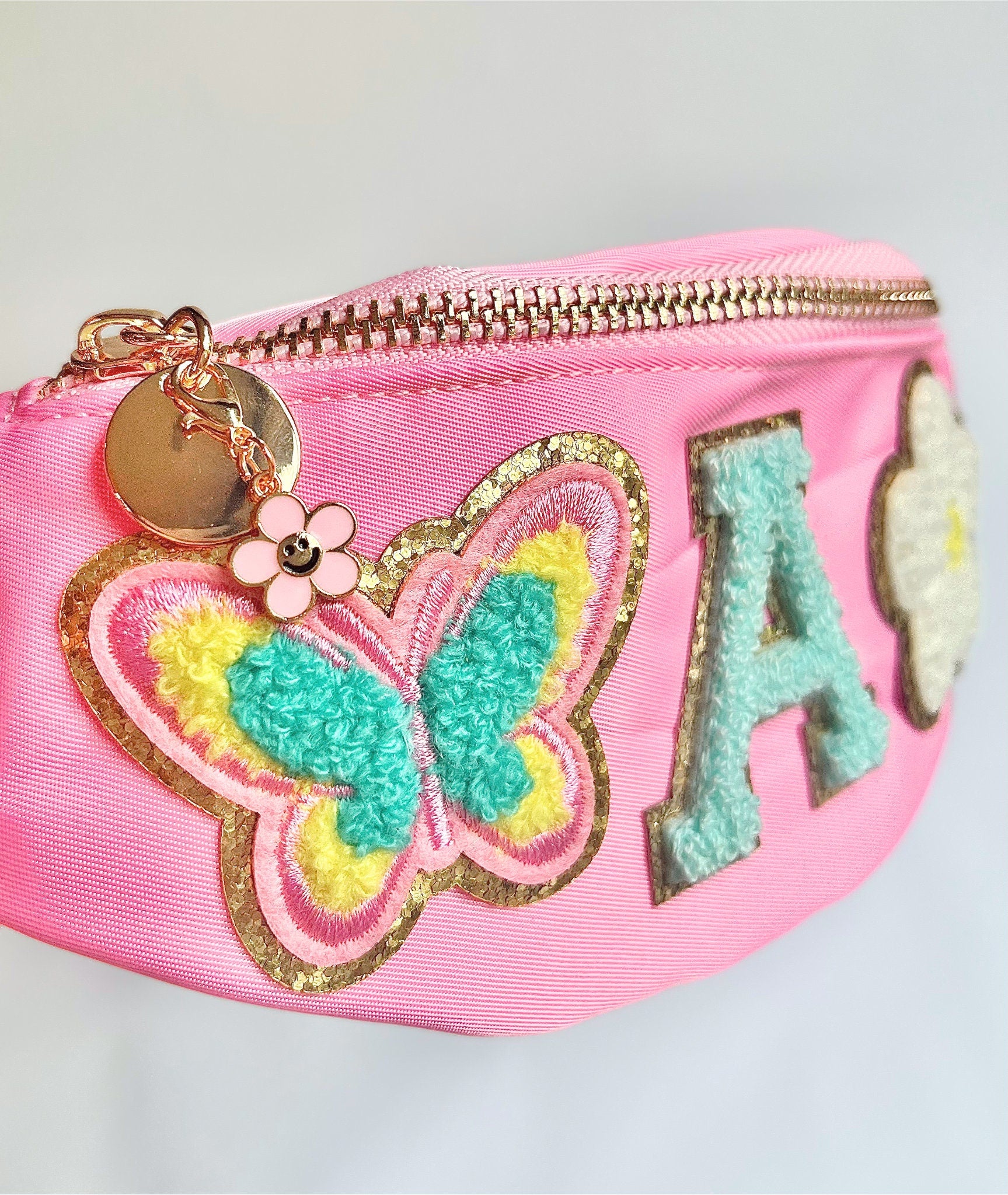 Personalized Kids Nylon Fanny Pack ,Crossbody Patch Bag