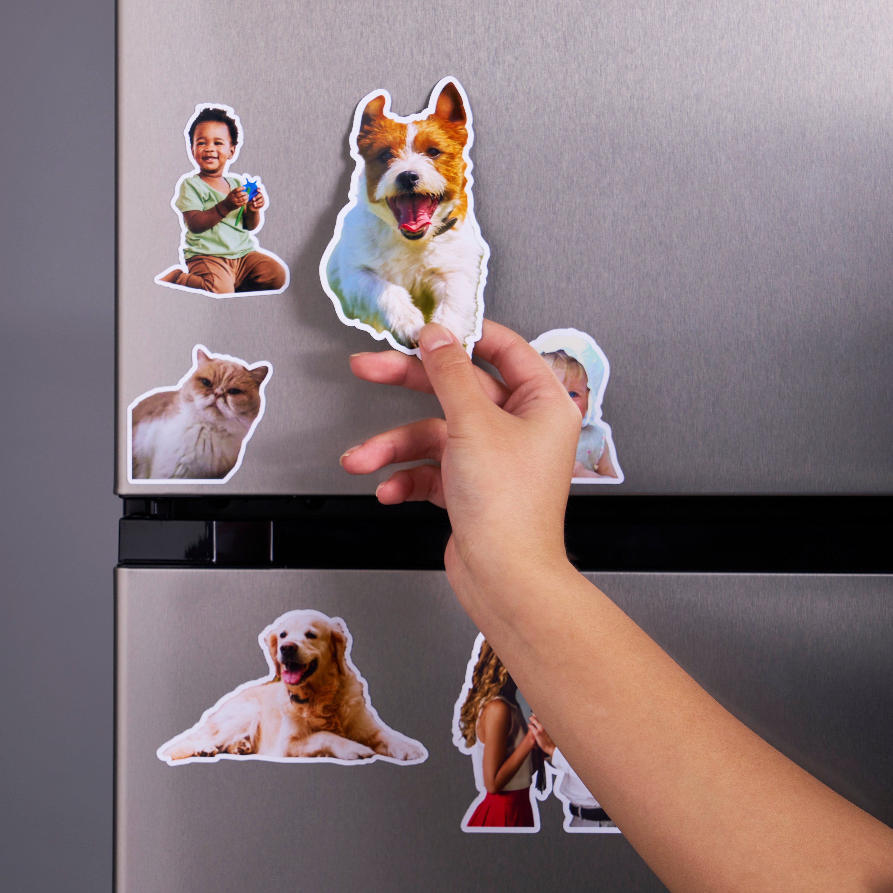 Custom Portrait Magnet ，Personalised Fridge Custom Pet Refrigerator Magnets