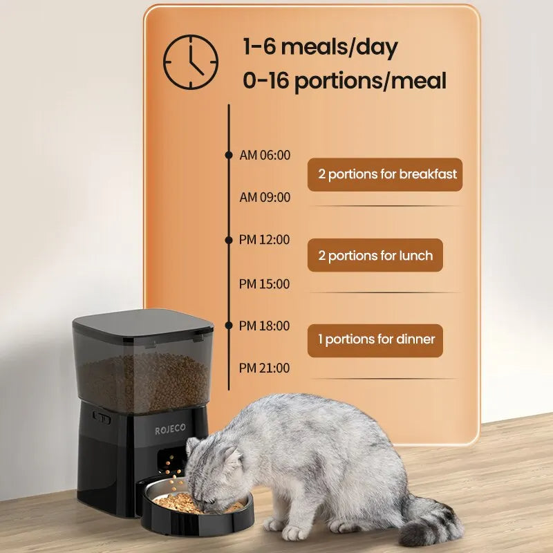 Automatic Pet Feeder ，Smart Control Pet Dispenser