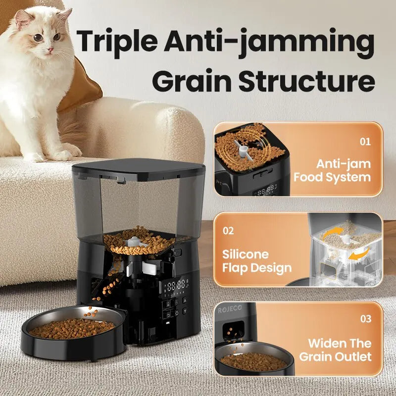 Automatic Pet Feeder ，Smart Control Pet Dispenser