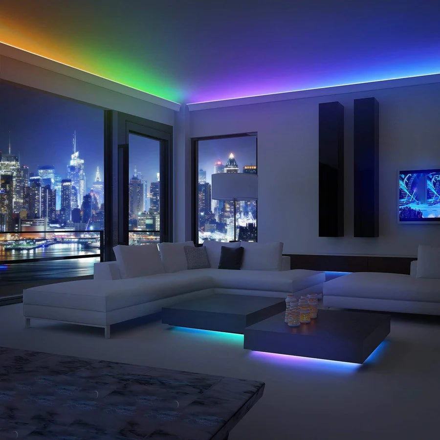 Color Changing LED Light Strip (Remote Included)