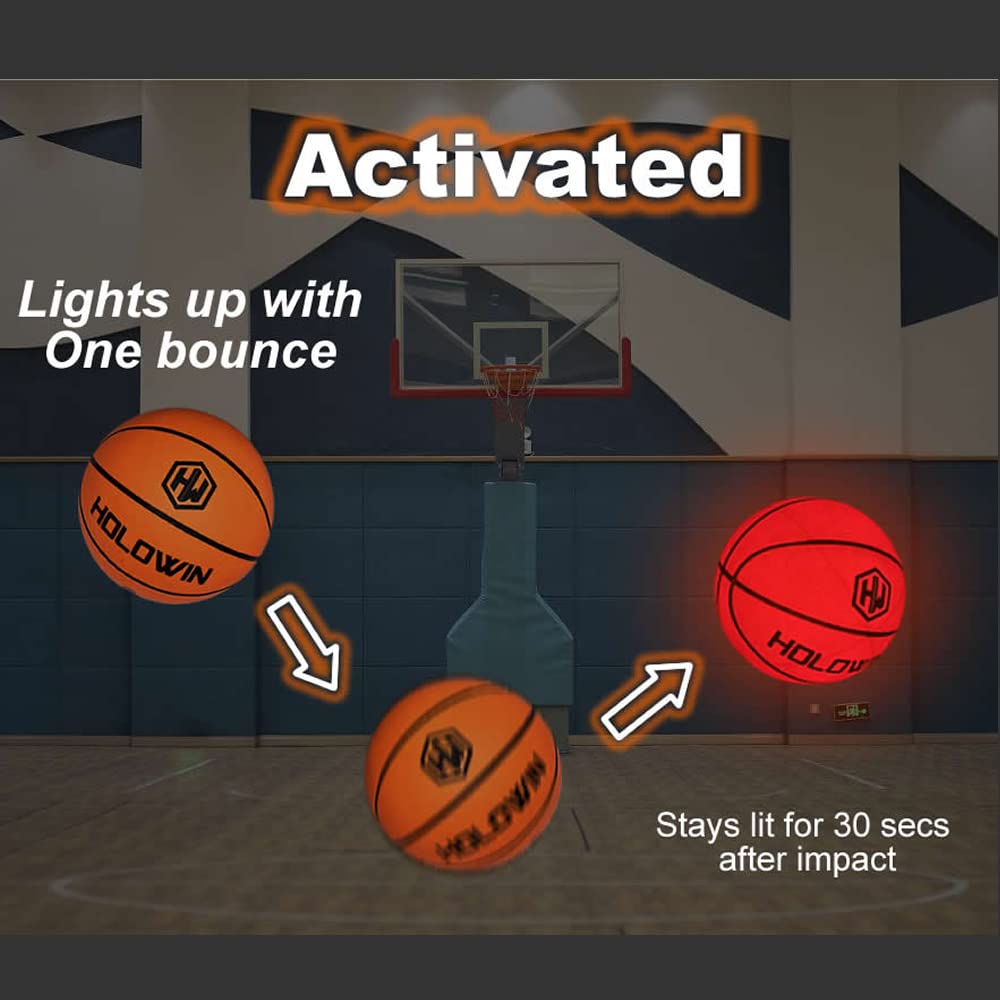 Holographic Luminous basketball