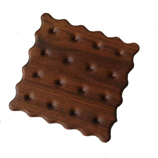 Wooden Cookie Coaster ,Creative Gifts，Coffee Insulation Pad