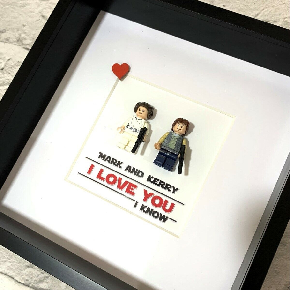 Personalised Valentines Gift, I Love You...I Know Gift