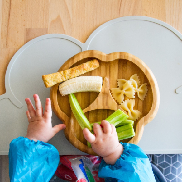 Toddler Plates  Powerful Detachable Suction Base for Babies