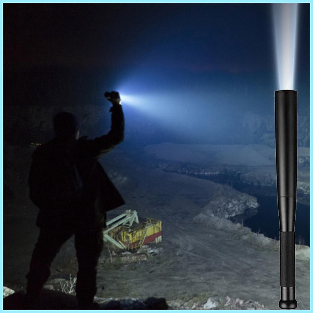 Baseball Bat Led Flashlight Waterproof Super Bright Baton Aluminium Alloy Torch