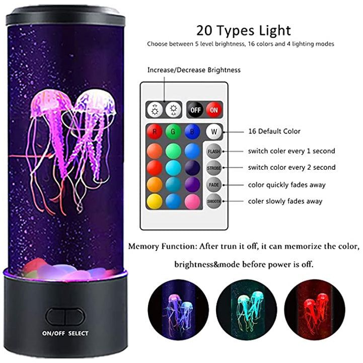 Color Changing Jellyfish Lamp