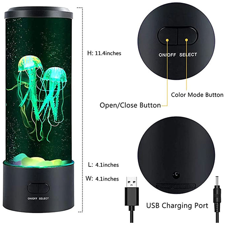 Color Changing Jellyfish Lamp