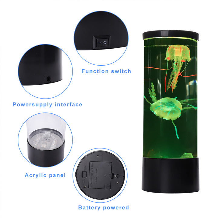 Color Changing Jellyfish Lamp